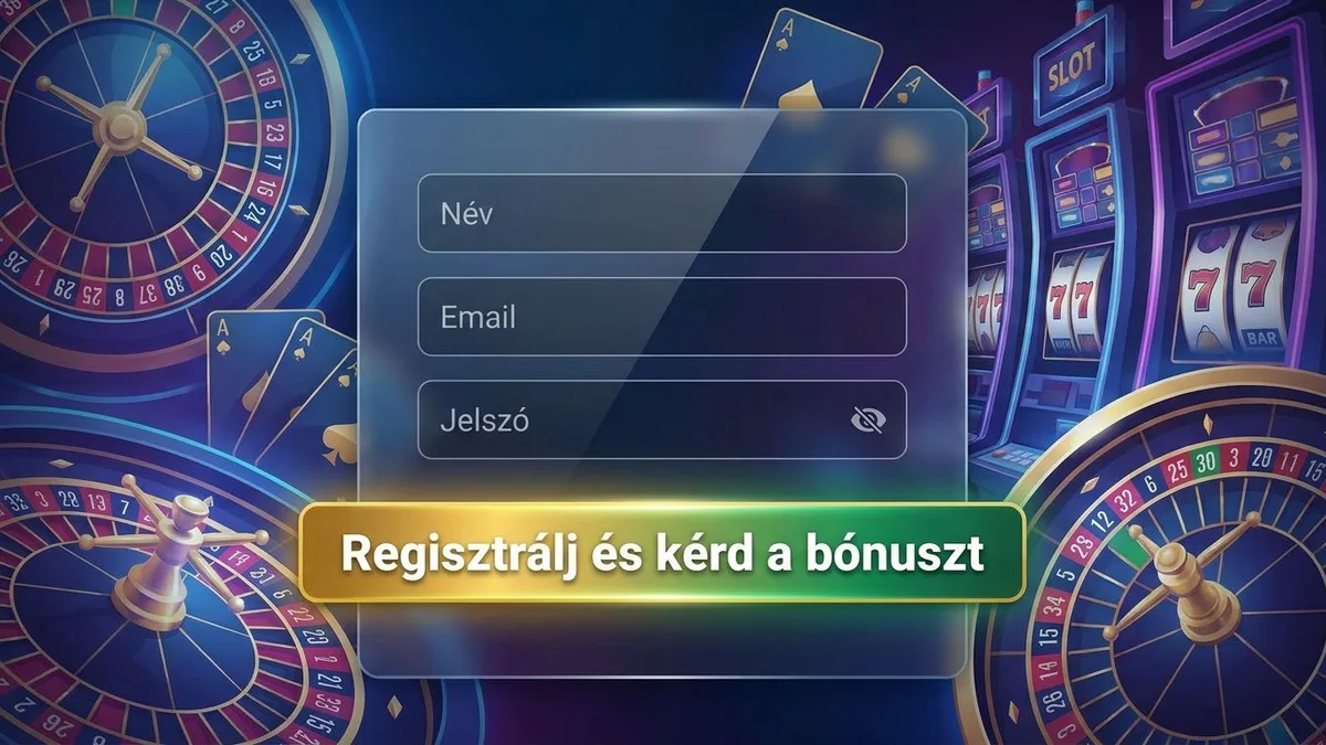 Regisztráció bónusszal